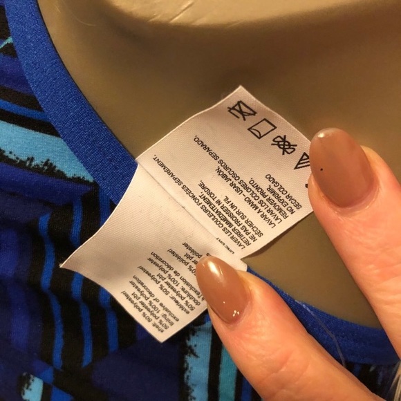 Speedo Endurance+ blue angles freeback swimsuit one piece - Picture 8 of 12